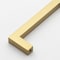 Gliderite Hardware 5-1/16 in. Center to Center Solid Square Bar Pull Brass Gold 21683-128-BG-1 - alternate 2